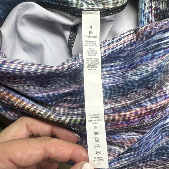 Lululemon Wunder Under Train High-Rise Tight Leggings Size 4 Digital Oasis - Picture 11 of 11